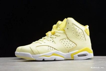 Yellow Jordan Dynamic Retro 6 Floral 0914